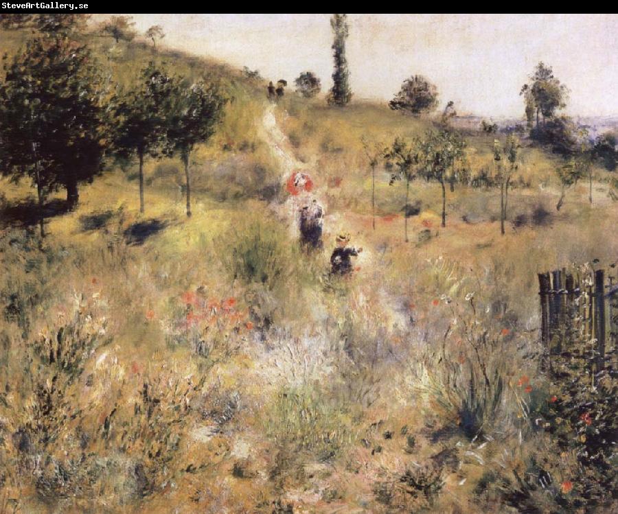 Pierre-Auguste Renoir Country Foopath in the  Summer